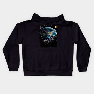 Flat Earth C-137 Kids Hoodie